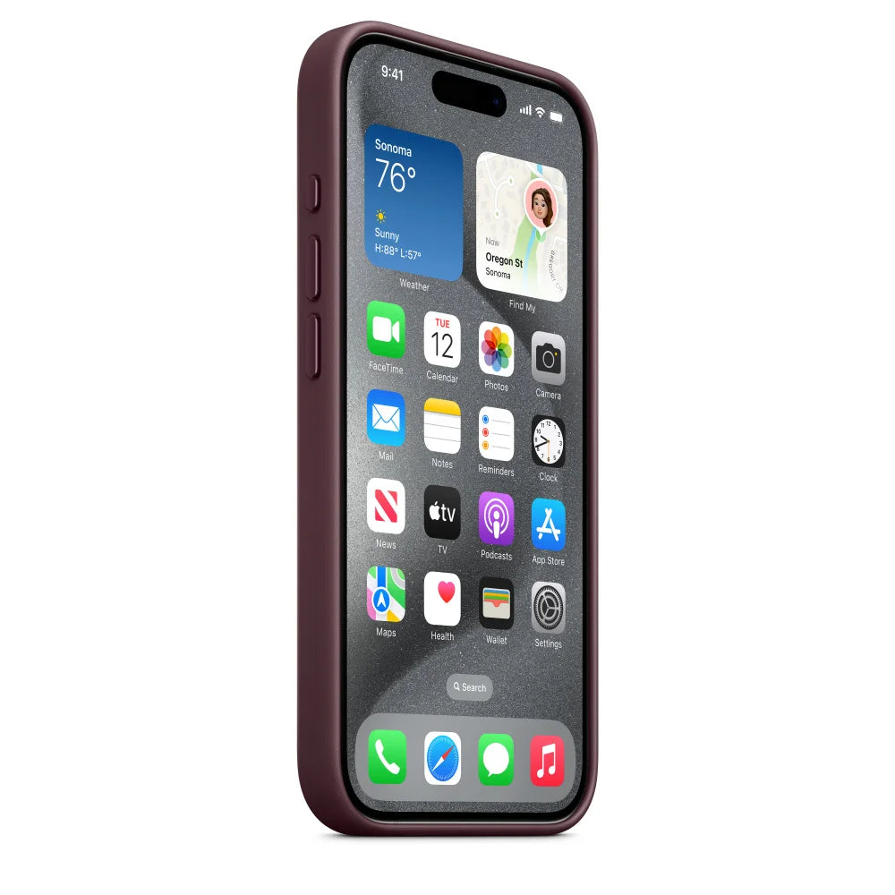 FineWoven Case with MagSafe - Mulberry iPhone 15 Pro Max