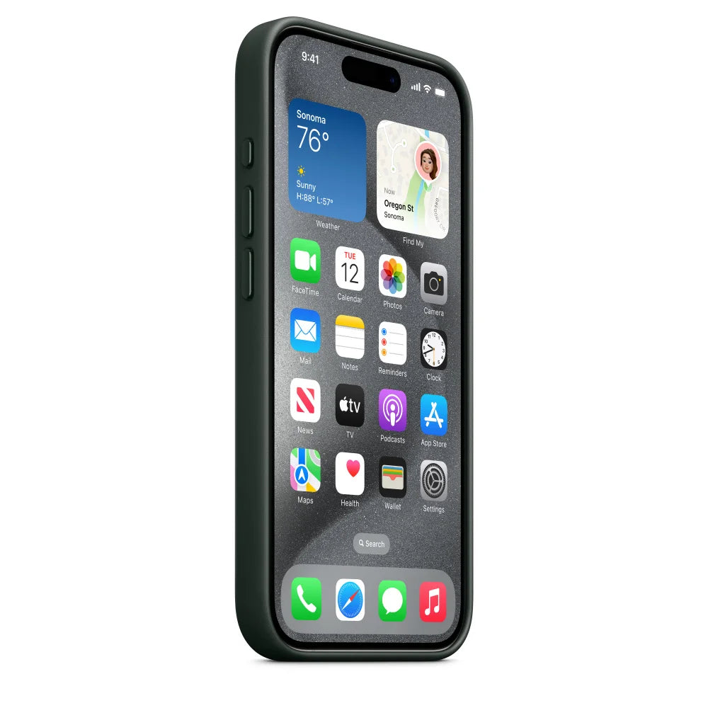 FineWoven Case with MagSafe - Evergreen iPhone 15 Pro Max