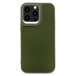 Litchi Texture Back Case - Olive