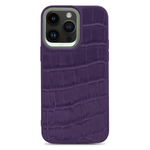 Croco Pattern Back Case - Purple