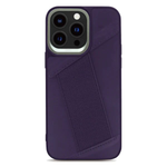 Elastic Hand Grip Back Case - Purple
