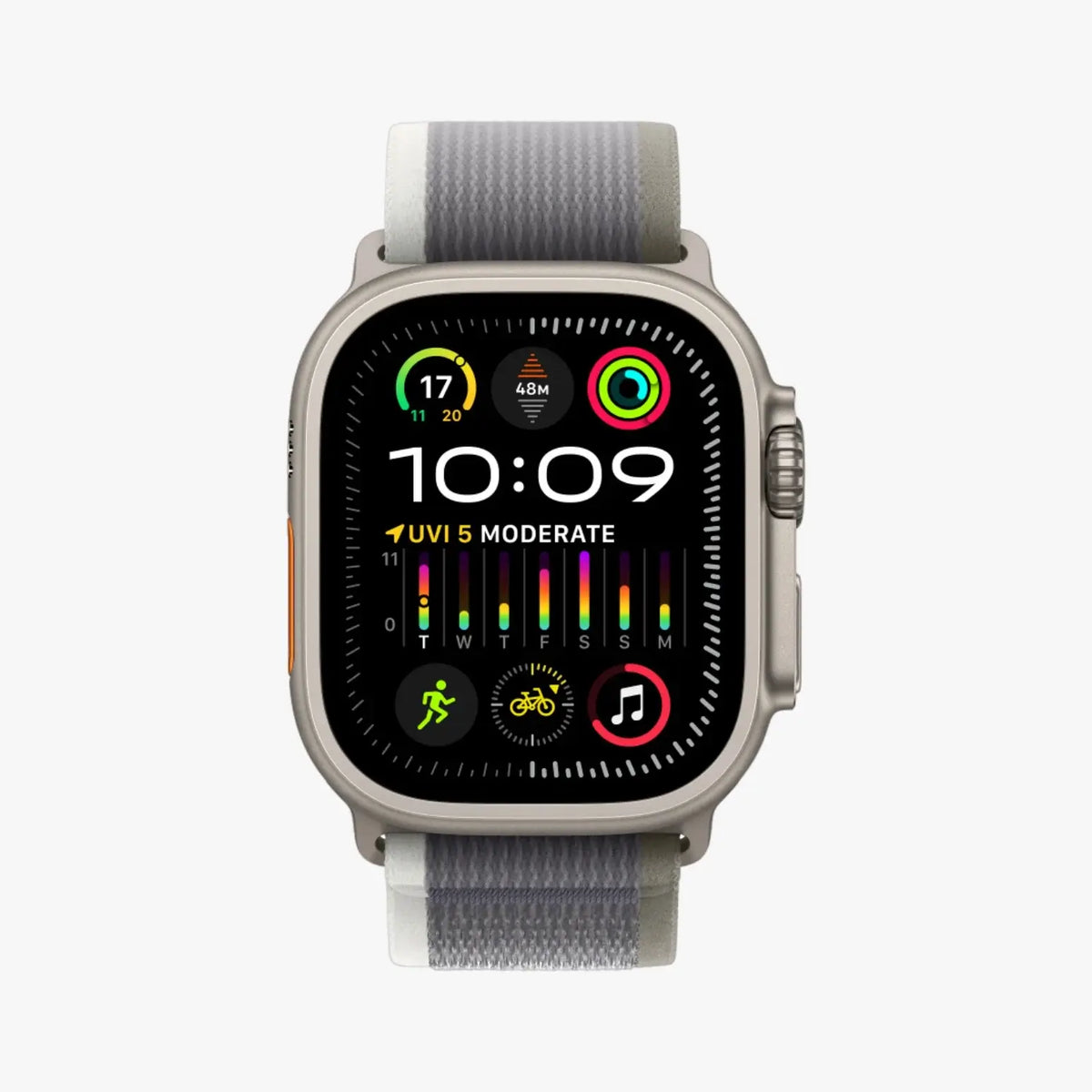 Apple Trail Loop strap - Green/Grey