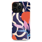 Flower Graphics Back Luxury Case - F2