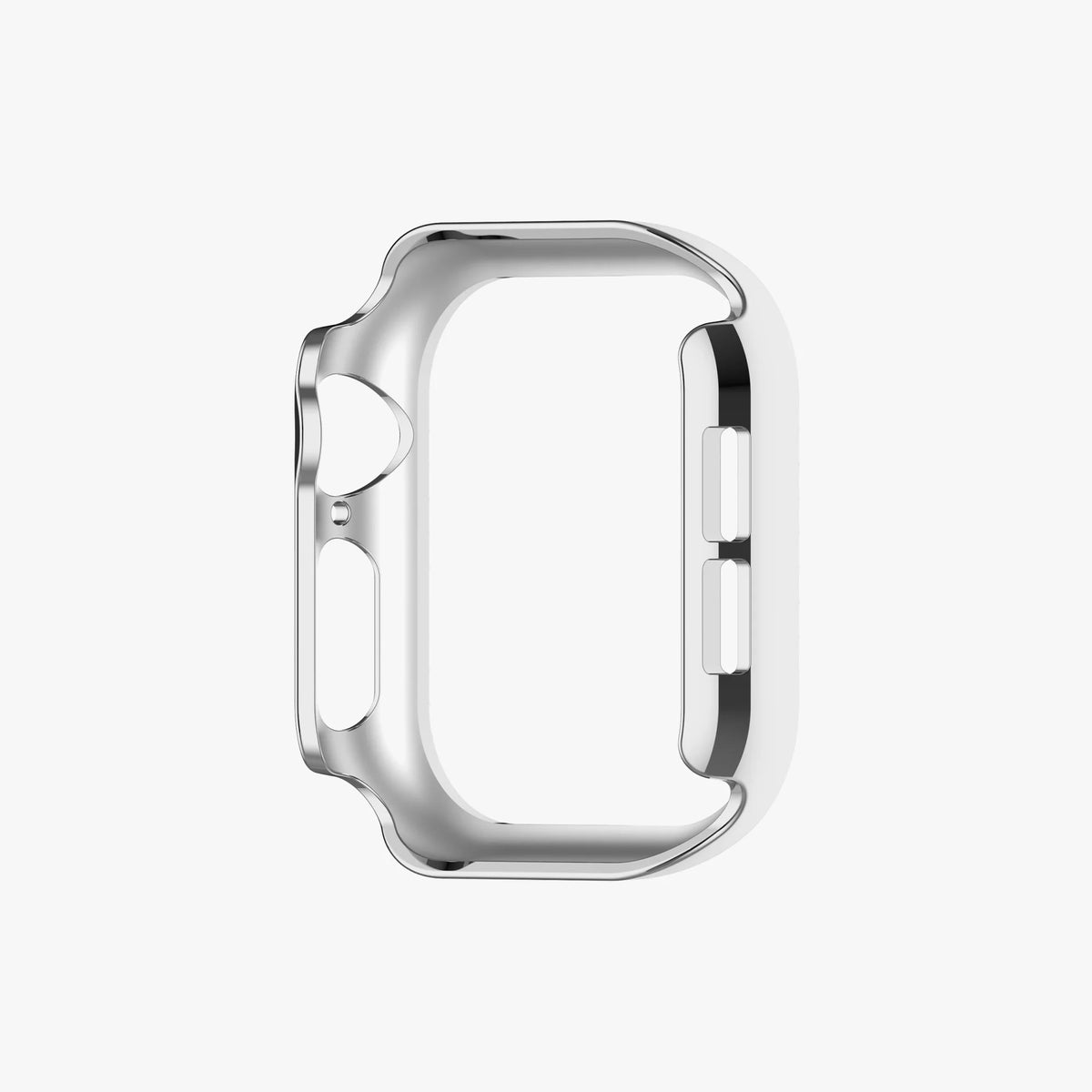 Apple Watch Diamond Plated Protective Hard Case - Silver 40 MM