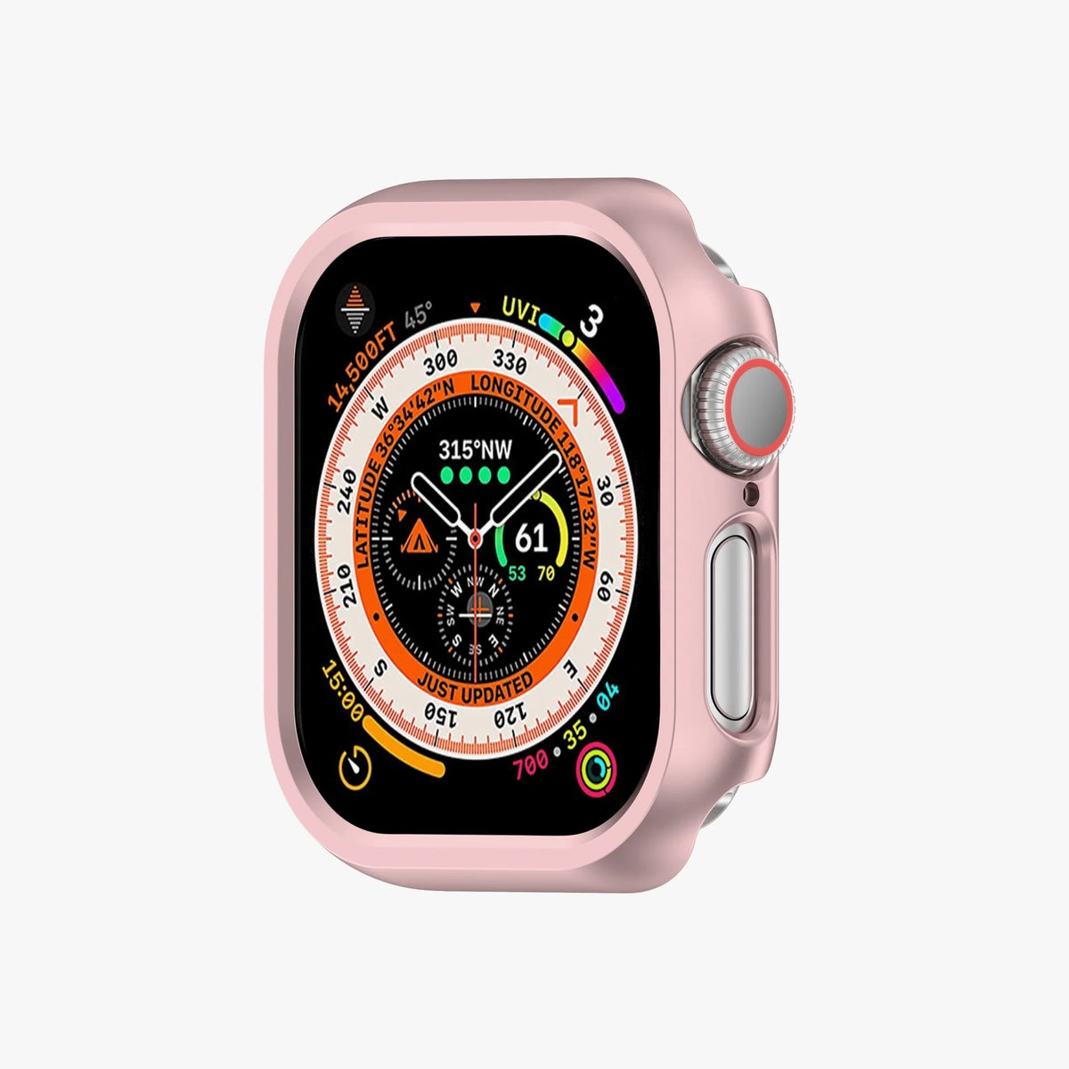 Apple Watch Protective Hard Case - Light Pink 44 MM