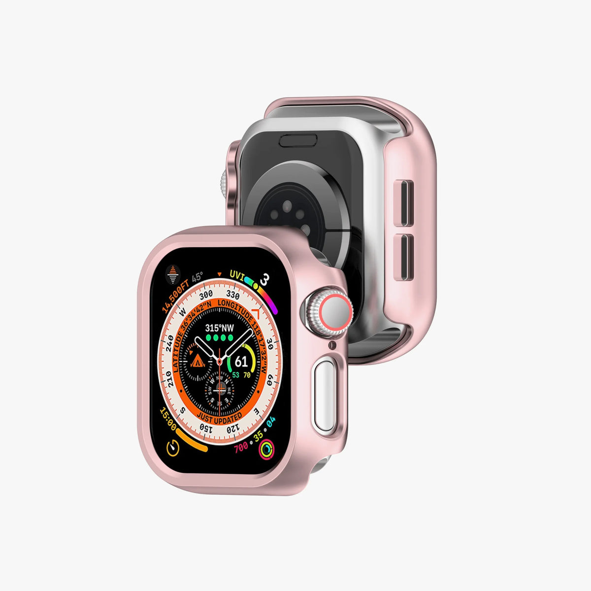 Apple Watch Protective Hard Case - Light Pink 44 MM