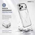 Spacething Armor MagSafe Case for iPhone 18 Pro Max - Silver