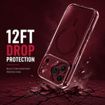 Spacething Defender MagSafe Case for iPhone 18 Pro Max - Burgundy