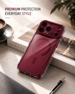 Spacething Defender MagSafe Case for iPhone 18 Pro Max - Burgundy