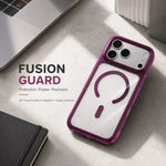 Spacething Fusion Guard MagSafe Case for iPhone 18 Pro - Burgundy