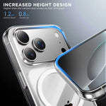 Spacething Minimal MagSafe Dark Cherry Case for iPhone 18 Pro Max - Clear