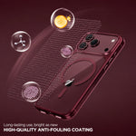 Spacething Minimal MagSafe Dark Cherry Case for iPhone 18 Pro Max - Burgundy