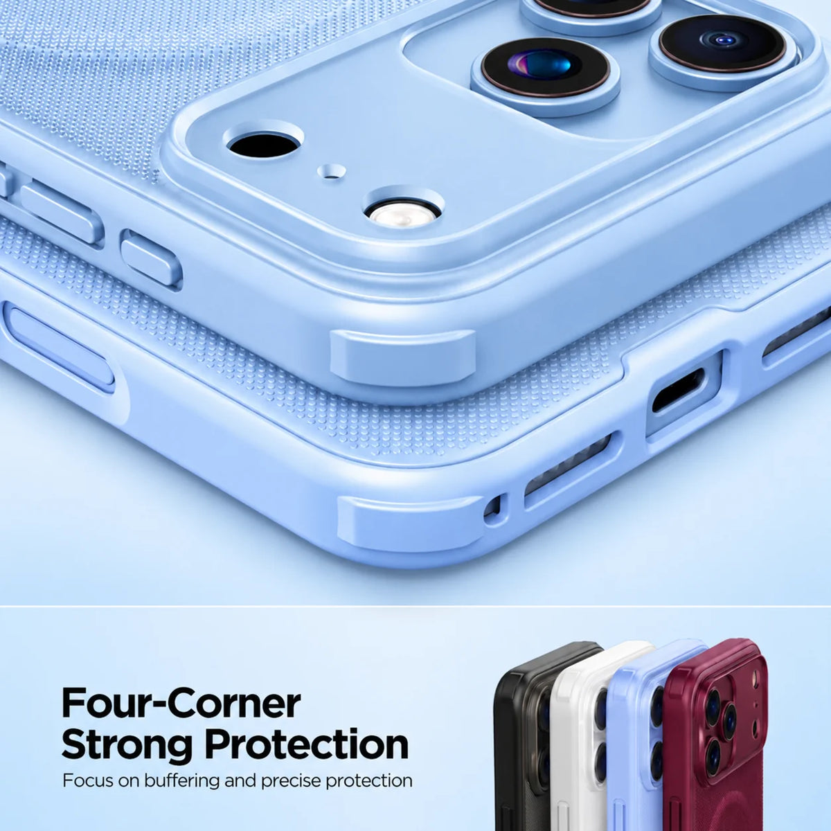 Spacething Snapmag MagSafe Case for iPhone 18 Pro - Glacier