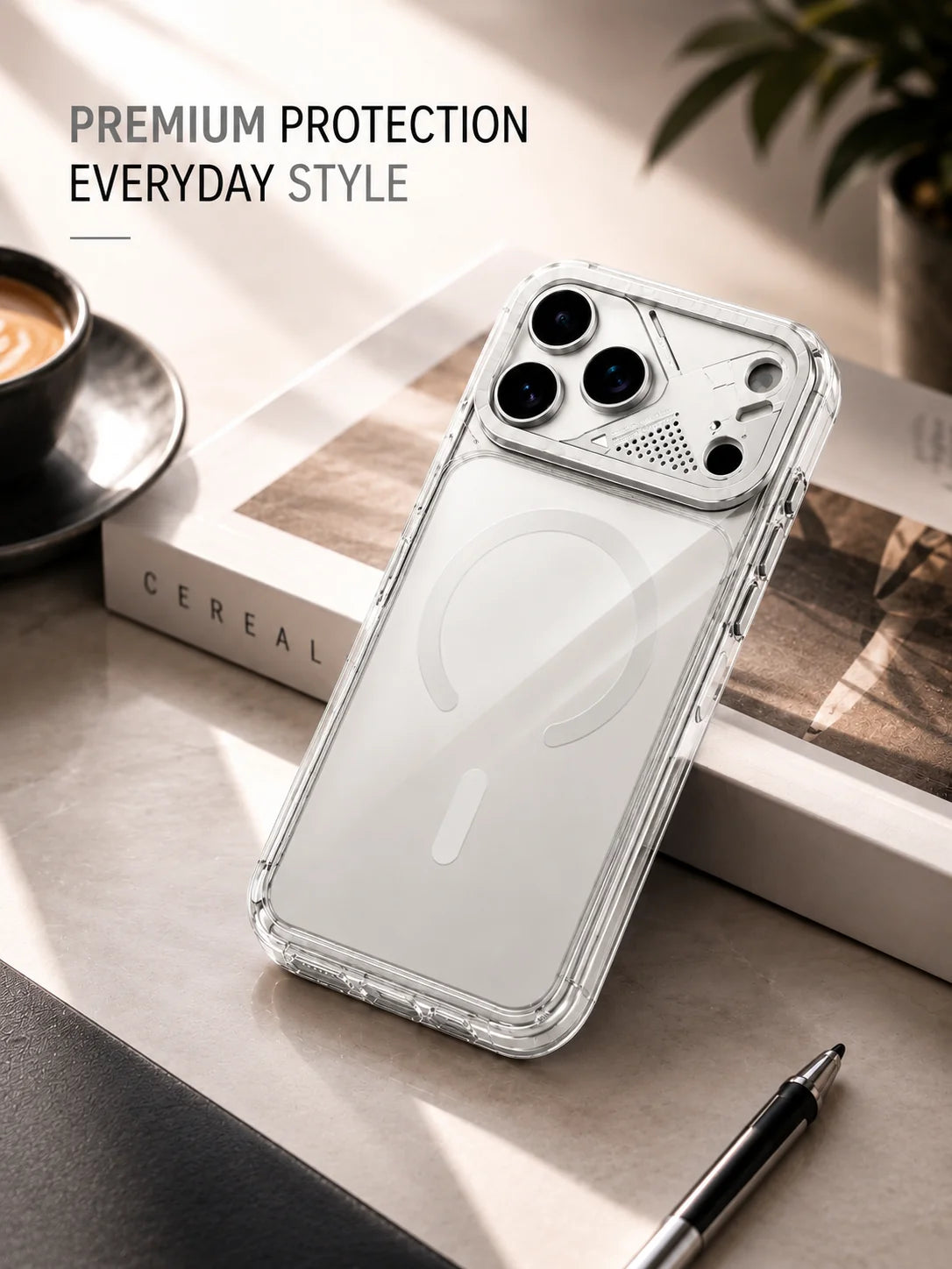 Spacething Defender MagSafe Case for iPhone 18 Pro Max - Silver