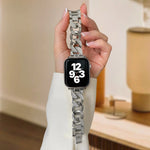 Diamond Metal Strap for Apple Watch - Silver 44 / 45 / 46 / 49mm