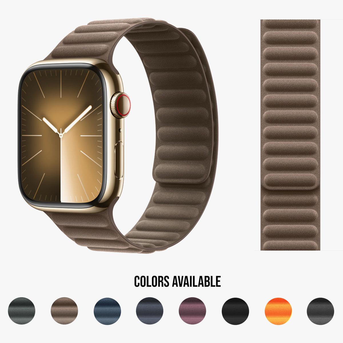 Apple Magnetic Link Woven - Orange