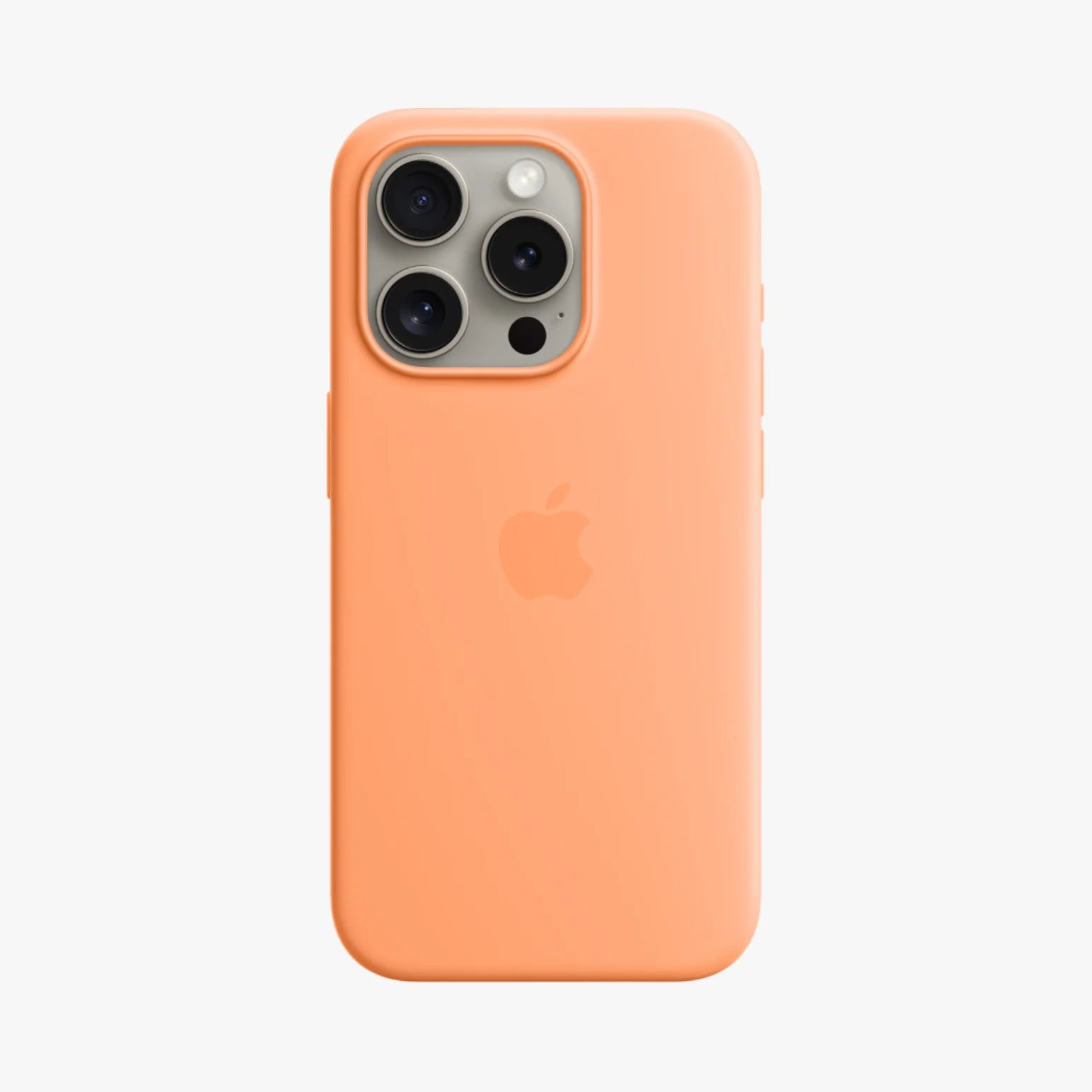 iPhone 12 Pro Max Silicone Case with MagSafe - Cantaloupe - Apple
