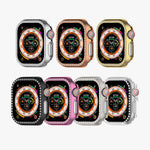 Apple Watch Diamond Plated Protective Hard Case - Silver 40 MM