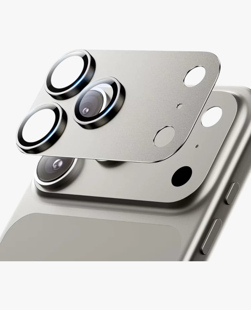 IceGuard Full Camera Metal Protector for - White 17 Pro