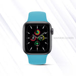 Apple Watch Silicon Sports Straps - Neon Blue