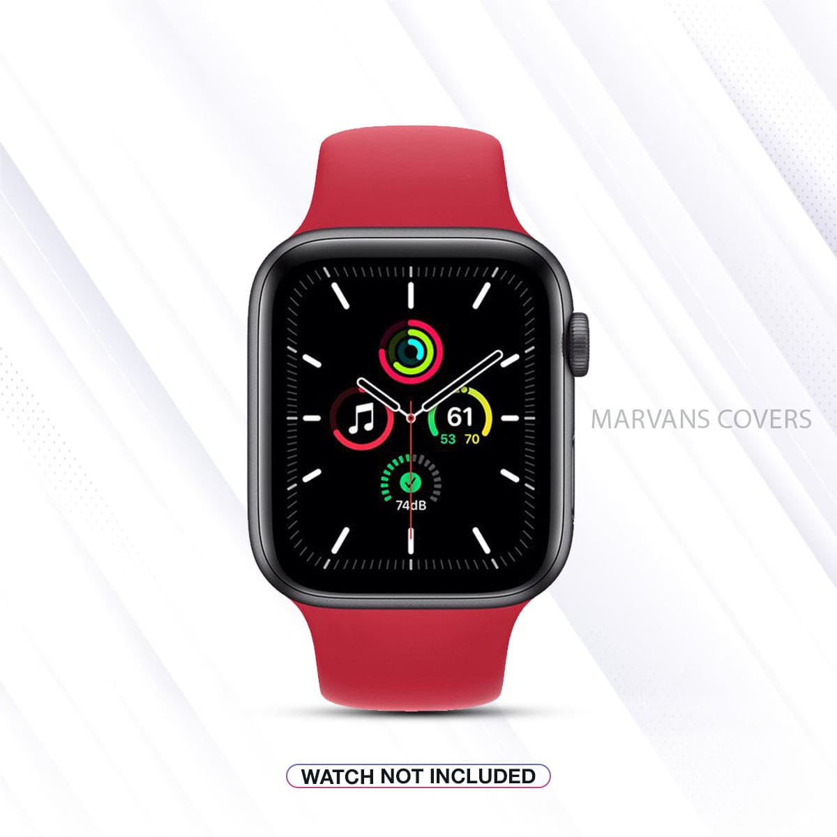 Apple Watch Silicon Sports Straps- Red