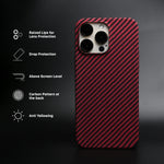 Real Aramid Carbon Fiber - Red