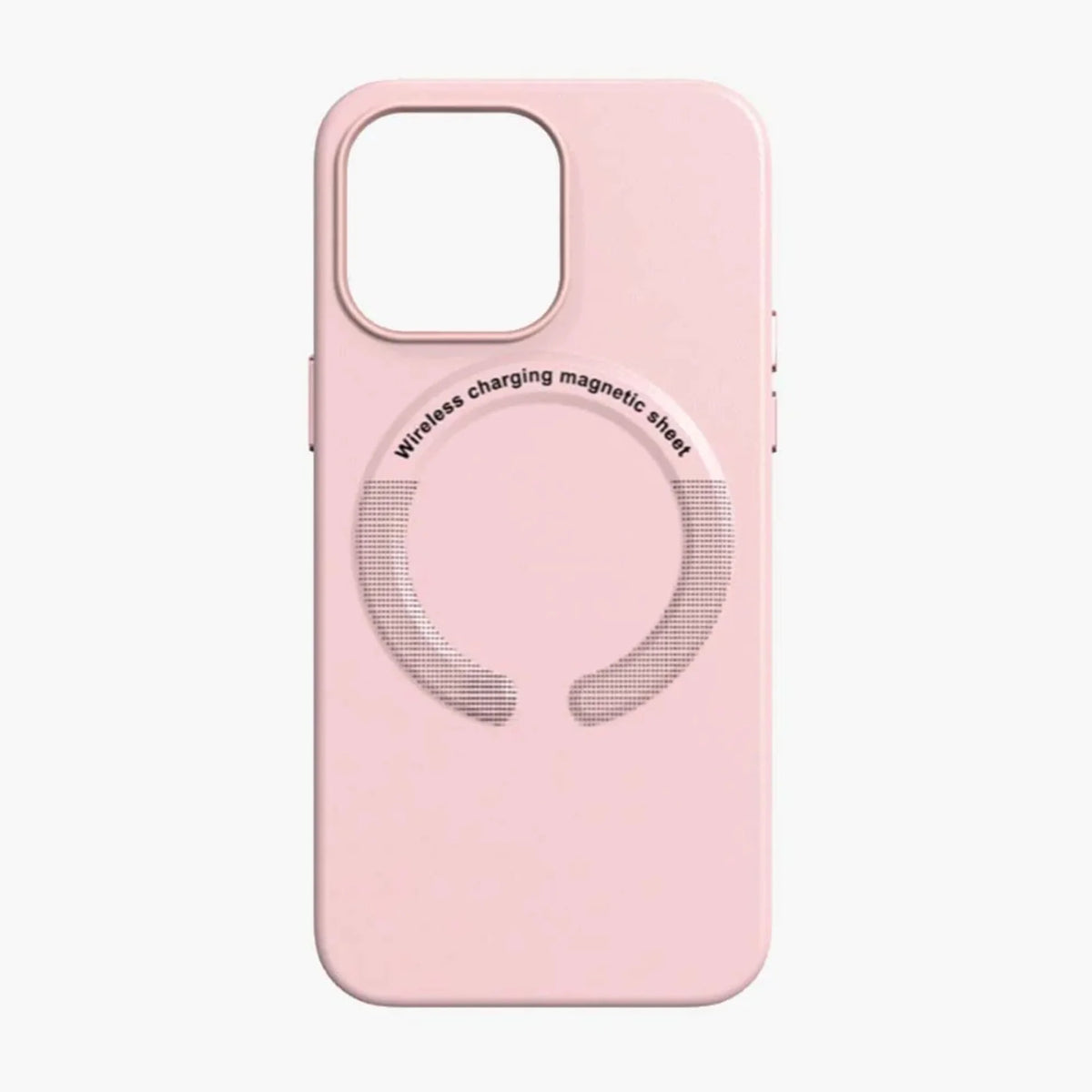 iPhone Leather Magsafe Case - Chalk Pink