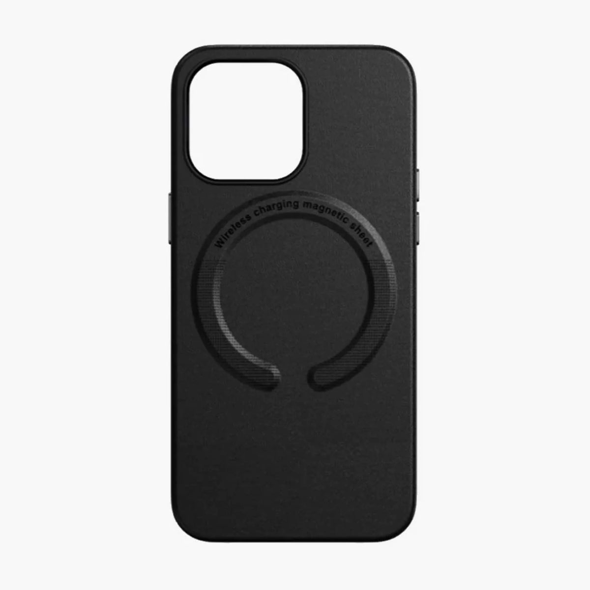 iPhone Leather Magsafe Case - Black