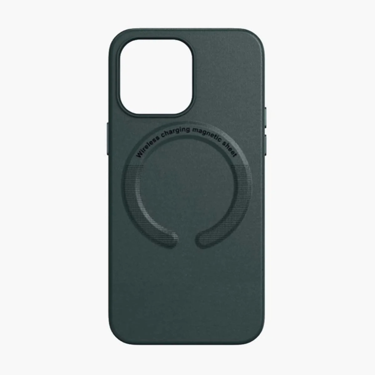 iPhone Leather Magsafe Case - Dark Green