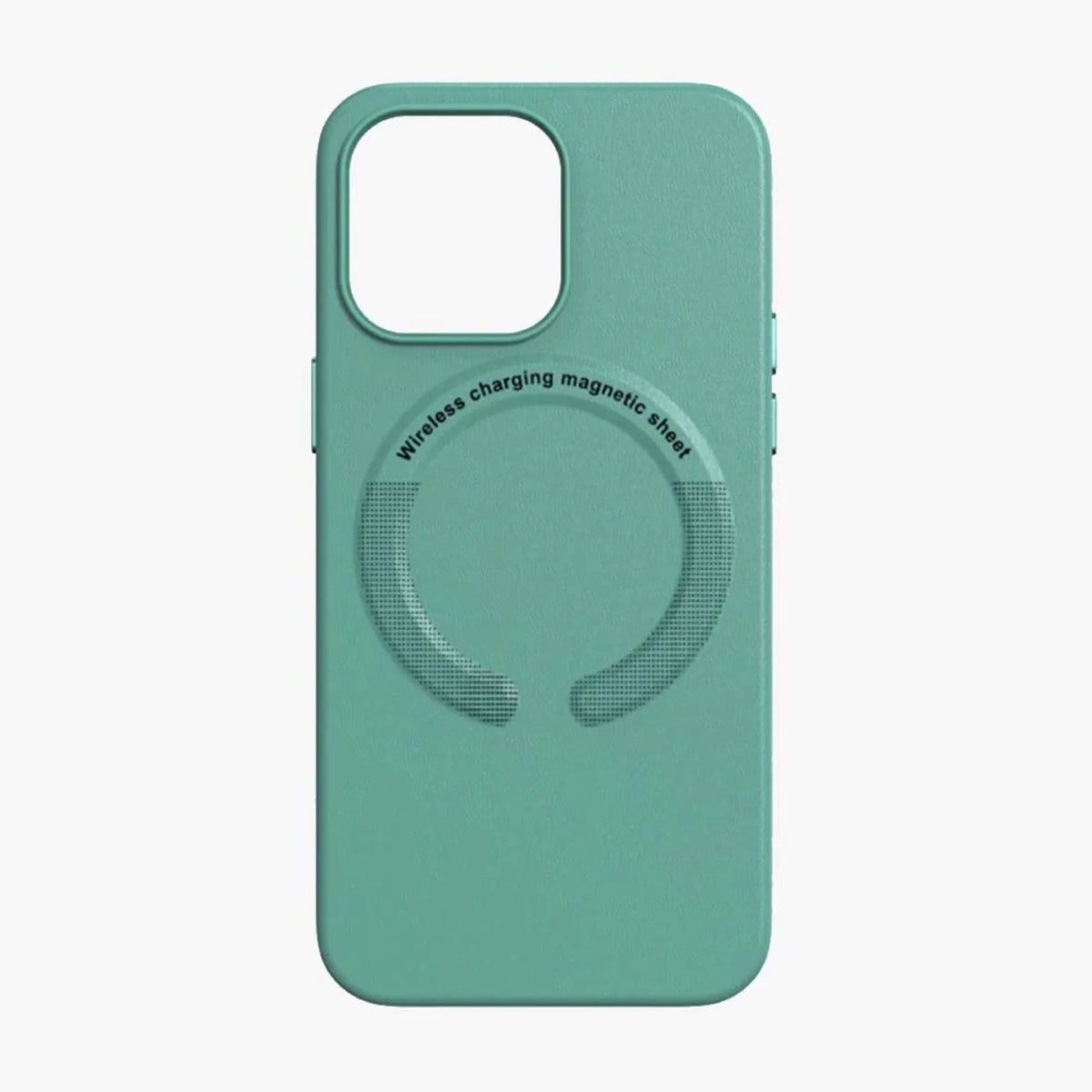 iPhone Leather Magsafe Case - Lake Green