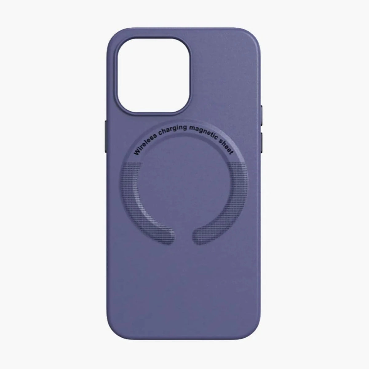 iPhone Leather Magsafe Case -Deep Purple