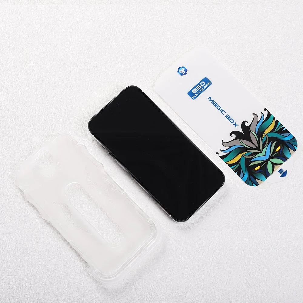 Magic Box Tempered Glass With Full Kit - Privacy