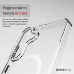 Spacething Minimal MagSafe Case - Clear Samsung Galaxy S26