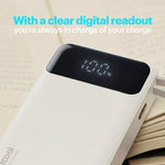 Mito Mini 10000mAh Powerbank with Built-in Type-C Cable and 22.5W Fast Charging