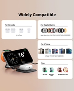 3-in-1 Foldable Magnetic with MagSafe Wireless Charger