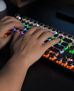 Wired Gaming Keyboard Punk Keyboard Retro