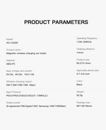 15W Magnetic Wireless Car Air Vent Charger