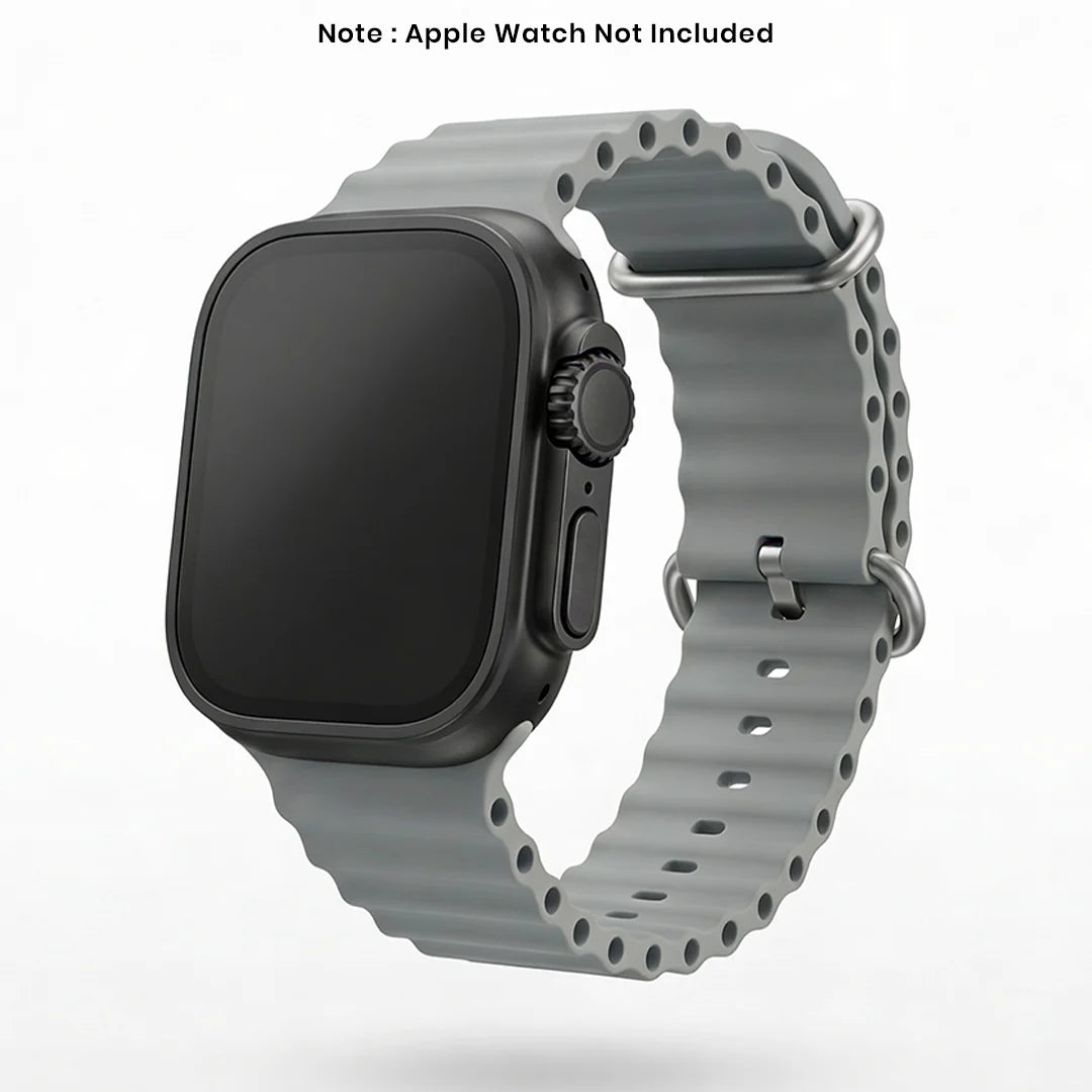 Spacething Ocean Apple Watch Band – 49mm / 45mm Size - Grey