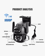 360° Home Security Wi-fi DUAL Smart CCTV Camera