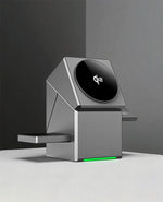 Auto Rotatable 3-in-1 Wireless Charging Station