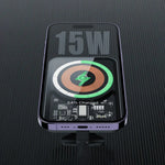 Wireless Magsafe Car Charger Fast Charging PD 15W
