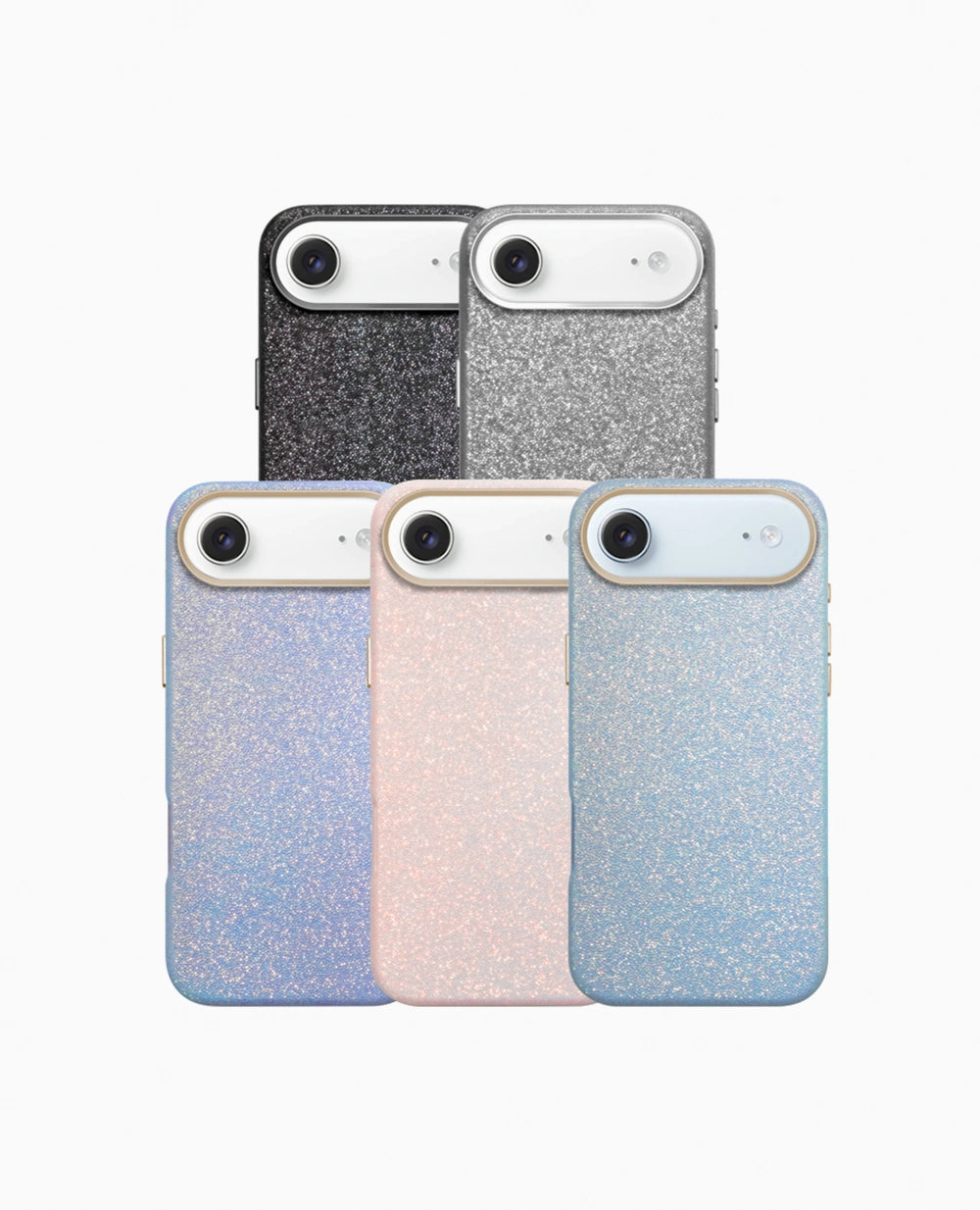 Max-Sparkle Hybrid Cover - Silver iPhone 17 Air