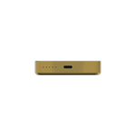 Aura 10000mAh 15W Magnetic Wireless Powerbank with Gold Finish