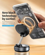 Vacuum Suction Magnetic Phone Mount 360°