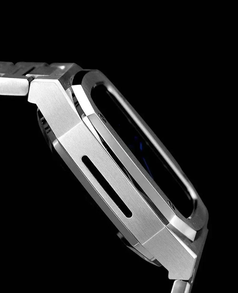 Silver Luxury Edition Case- Stainless Steel Strap