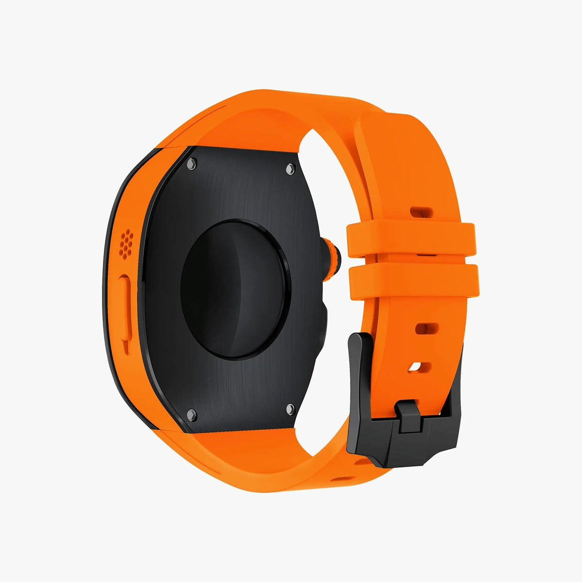 49MM Sport Edition Luxury Metal Case - Black & Orange