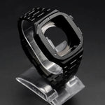 44/45MM Black Luxury Edition Case- Stainless Steel Strap