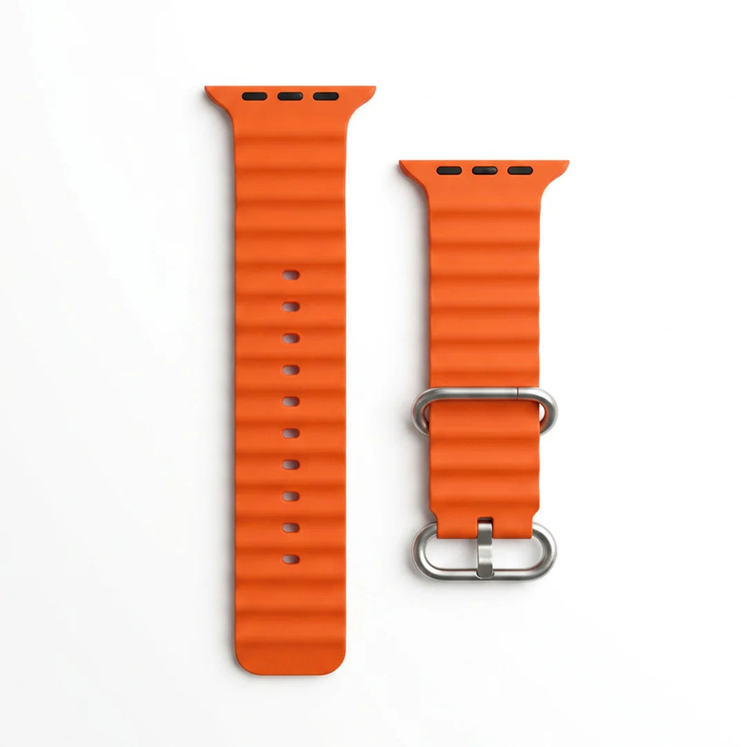 Spacething Ocean Apple Watch Band – 49mm / 45mm Size - Orange