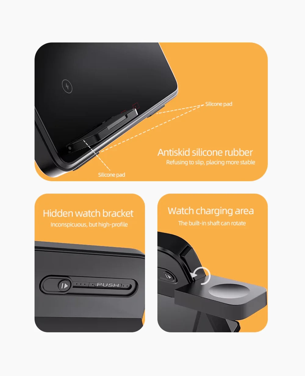 4-in-1 Wireless Charging Station Pad