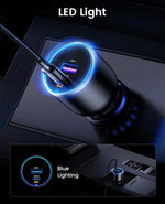 125W Max Fast Car Charger - 2 Ports